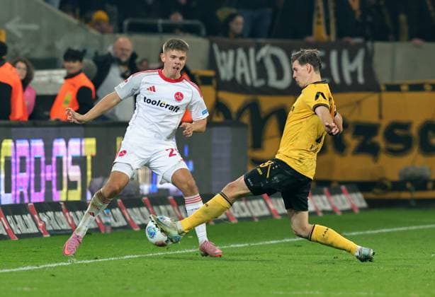 07 11 2025 Soccer Season 2025 2026 2 Soccer Bundesliga 12 Matchday SG Dynamo Dresden SGD 1 FC Nürnberg FCN Club Sportfoto Zink DaMa xdaxmax DFL regulations prohibit any use of photographs as image sequences and or quasi video only for editorial use Finn Ole Becker 25, 1 FC Nürnberg FCN Alexander Rossipal 19, SG Dynamo Dresden SGD
