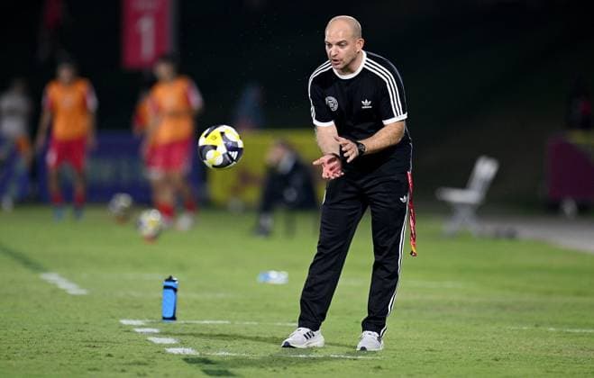 Football, Junior U 17 World Cup 2025 in Doha Qatar Preliminary round 07 11 2025 Group G Germany Korea DPR Coach Marc Patrick Meister Germany