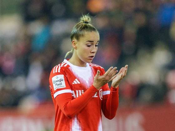 Bayerns 7 Giulia GWINN Womens Football Muenchen Berlin 4 0 Womens Football Bundesliga, FC Bayern München 1 FC Union Berlin, 10 Matchday, Season 2025 2026, on 7 11 2025 in Munich, F C B A Y E R N C A M P U S, Germany Source Copyright Credit Oryk HAIST xFRAUENFUSSBALL-BAYERN-BERLINx
