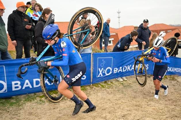 2025 UEC Cyclo-Cross EC - Women Juniors MIDDELKERKE, BELGIUM - NOVEMBER 08 : Bianchi Nicole (ITA) in action during the 2025 UEC Cyclo-Cross European Championships for Women Juniors on November 08, 2025 in Middelkerke, Belgium, 08 11 2025 Middelkerke Belgium  Copyright: xNicoxVereeckenx