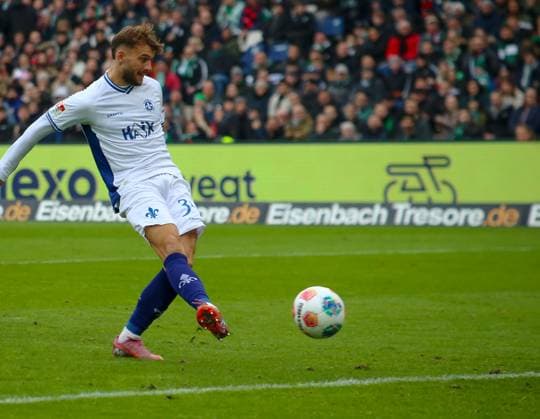 Germany Soccer 2 Bundesliga 2025 26, 12 Matchday Hannover 96 vs SV Darmstadt 98 Heinz von Heiden Arena Stadion Hannover Killian Corredor SV Darmstadt 98, 34 Hannover Copyright: xAymanxAlahmedx