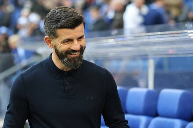 Head coach Miron Muslic FC Schalke 04 at the match of the 2 Bundesliga season 2025 26 FC Schalke 04 SV 07 Elversberg Copyright Thomas Pakusch Copyright: Thomas Pakusch