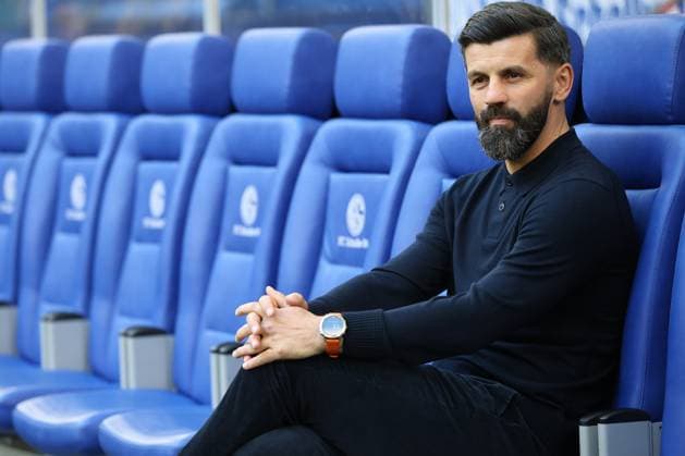 Head coach Miron Muslic FC Schalke 04 at the match of the 2 Bundesliga season 2025 26 FC Schalke 04 SV 07 Elversberg Copyright Thomas Pakusch Copyright: Thomas Pakusch