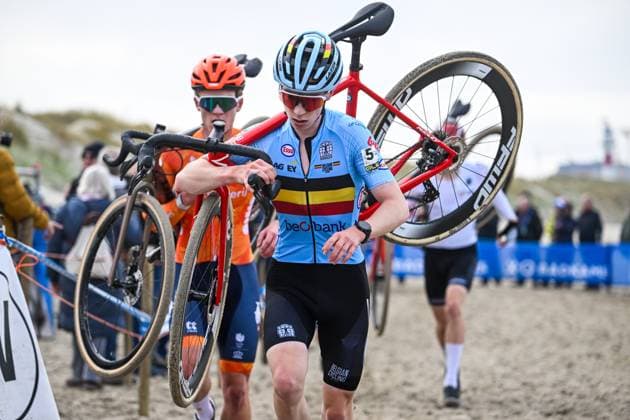 2025 UEC Cyclo-Cross EC - Men U23 MIDDELKERKE, BELGIUM - NOVEMBER 08 : Maes Fabian (BEL) in action during the 2025 UEC Cyclo-Cross European Championships for Men U23 on November 08, 2025 in Middelkerke, Belgium, 08 11 2025 Middelkerke Belgium  Copyright: xNicoxVereeckenx