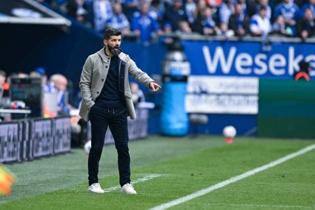 08 11 2025, Football, 2 Bundesliga, Season 2025 2026, Matchday 12, FC Schalke 04 SV Elversberg, Coach Miron Muslic FC Schalke 04 xRHR PHOTO YYx Copyright: KROEGER RHR-FOTOx RHR-FOTO YY