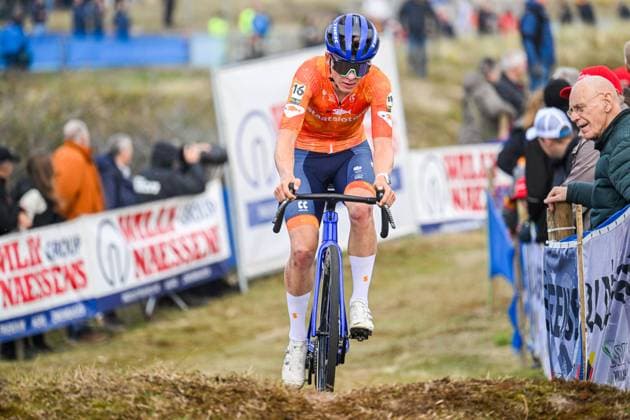2025 UEC Cyclo-Cross EC - Men U23 MIDDELKERKE, BELGIUM - NOVEMBER 08 : Haverdings David (NED) in action during the 2025 UEC Cyclo-Cross European Championships for Men U23 on November 08, 2025 in Middelkerke, Belgium, 08 11 2025 Middelkerke Belgium  Copyright: xNicoxVereeckenx