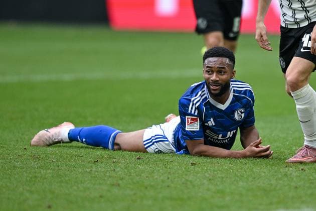 08 11 2025, Football, 2 Bundesliga, Season 2025 2026, Matchday 12, FC Schalke 04 SV Elversberg, Moussa Sylla FC Schalke 04 xRHR PHOTO YYx Copyright: KROEGER RHR-FOTOx RHR-FOTO YY