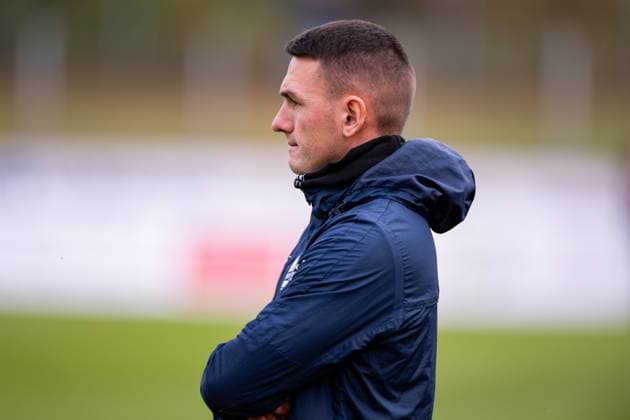 Samuel Horozovic, TSV Schott Mainz, Coach Coach , TSG Balingen vs TSV Schott Mainz, Football, Regionalliga Suedwest, Matchday 16, Season 2025 2026, 08 11 2025, Eibner Pressefoto Andreas Ulmer TSG Balingen vs TSV Schott Mainz, Football, Regionalliga Suedwest, Matchday 16, Season 2025 2026, 08 11 2025, Balingen Copyright: xEibner-Pressefoto AndreasxUlmerx EP_AUR