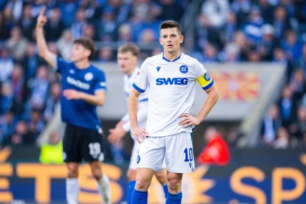 08 11 2025 Soccer, 2025 2026, 2 Bundesliga, Matchday 12, DSC Arminia Bielefeld Karlsruher SC Marvin Wanitzek Karlsruhe DFL REGULATIONS PROHIBIT ANY USE OF PHOTOGRAPHS AS IMAGE SEQUENCES AND OR QUASI VIDEO