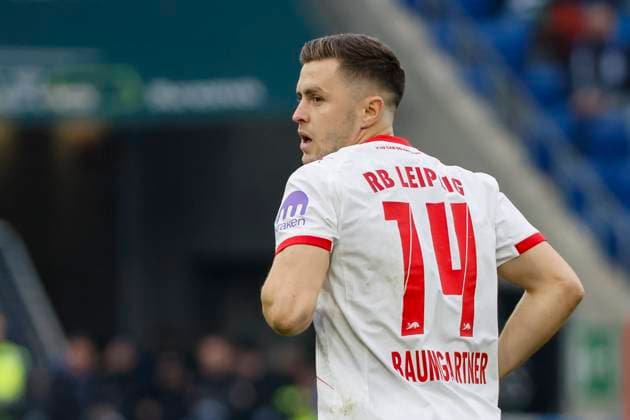 Christoph Baumgartner RB Leipzig, 14 , Germany, Football, 1 Bundesliga, Matchday 10, 2025 2026, TSG Hoffenheim vs RB Leipzig, 08 11 2025, PreZero Arena, Sinsheim, Germany Sinsheim PreZero Arena Baden Württemberg Germany Copyright: xGrantxHubbsx