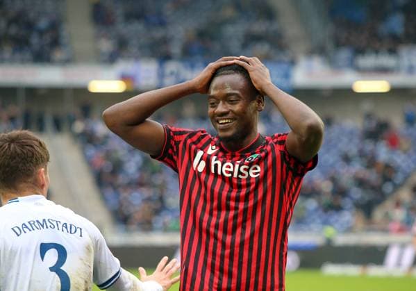 Germany Soccer 2 Bundesliga 2025 26, 12 Matchday Hannover 96 vs SV Darmstadt 98 Heinz von Heiden Arena Stadion Hannover Mustapha Bundu Hannover 96, 7 Hannover Copyright: xAymanxAlahmedx