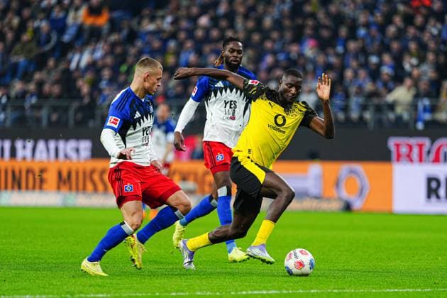 Football, 1. BL, Hamburger SV - Borussia Dortmund