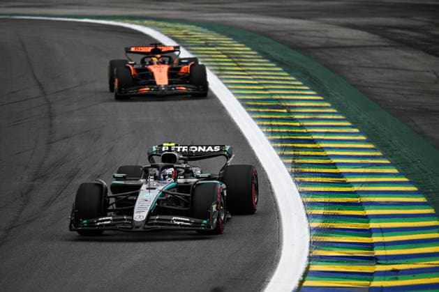 F1 - SAO PAULO GRAND PRIX 2025 12 KIMI ANTONELLI Andrea (ita), Mercedes AMG F1 Team W16, action during the 2025 Formula 1 Grande Premio de Sao Paulo, 2025 Sao Paulo Grand Prix, 21th round of the 2025 FIA Formula One World Championship, WM, Weltmeisterschaft from November 7 to 9, 2025 on the Interlagos, in Sao Paulo, Brazil - Sao PauloBrazil  Copyright: xDPPIx
