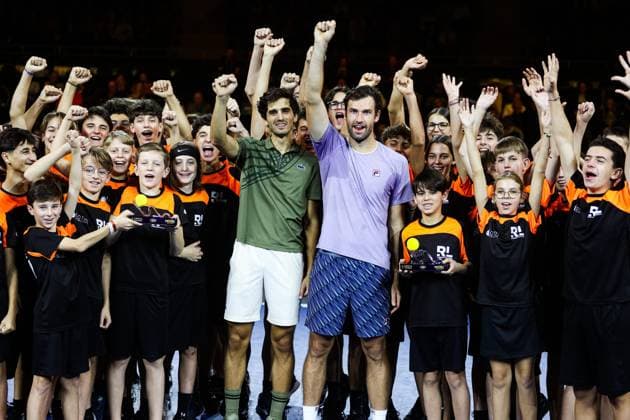 Moselle Open : tournoi de tennis, à Metz PHOTOPQR LE REPUBLICAIN LORRAIN Hugo AZMANI ; Metz ; 08 11 2025 ; Moselle Open : 22e édition du tournoi de tennis, aux Arènes, à Metz; Quentin Halys (FRA) et Pierre-Hugues Herbert (FRA) remporte la finale double. Metz Moselle Lorraine France  Copyright: xPHOTOPQR LExREPUBLICAINxLORRAIN xHugoxAZMANIx 20251108RBL5501 20251108RBL5501