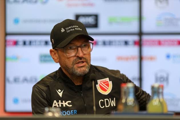 Coach Claus Dieter Wollitz Energie Cottbus Football 3 Liga 2025 2026 FC Energie Cottbus VfL Osnabrück