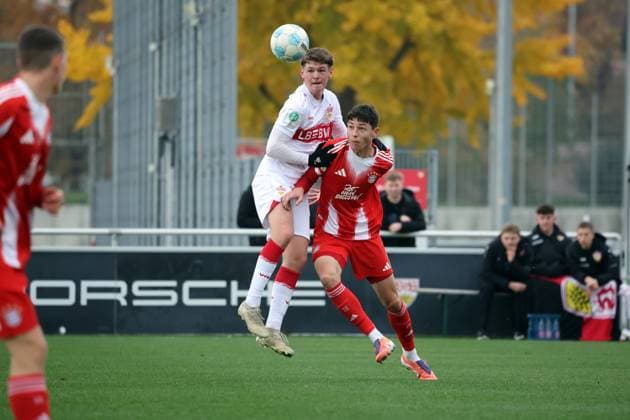Football, U17 DFB Youth League, VfB Stuttgart - FC Bayern Munich