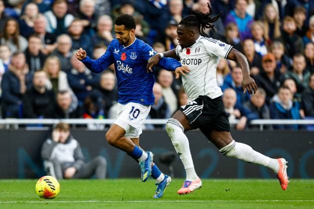 Everton v Fulham Premier League Iliman Ndiaye of Everton during the Premier League match at the Hill Dickson Stadium, Liverpool UK Newspapers OUT Copyright: xMaxxTomlinsonx FIL-22480-0069