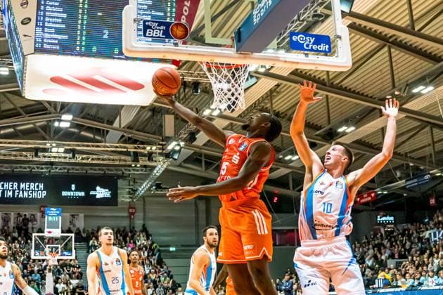 Jena, Germany 08 November 2025 1 BBL 2025 2026 Science City Jena vs Niners Chemnitz In the picture Copyright: xFotostandx xNachtigallx