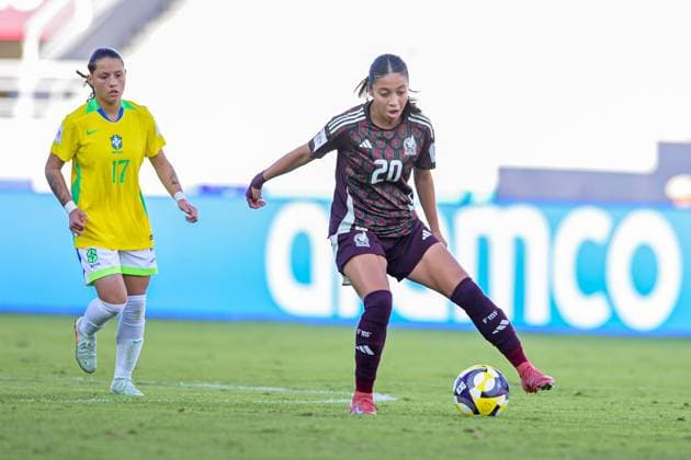 20 Alvarado V. (Defender) of Mexico U-17 is in action during the FIFA U17, U 17 Women s World Cup Morocco 2025, 3rd - 4th place match between Korea DOR and Netherlands in Rabat, Morocco, on November 8, 2025, at the Olympic Stadium  Copyright: xAndreaxAmato IPAxSportx xipa-agency.netx xx IPA_67695149 IPA_Agency_IPA67695149