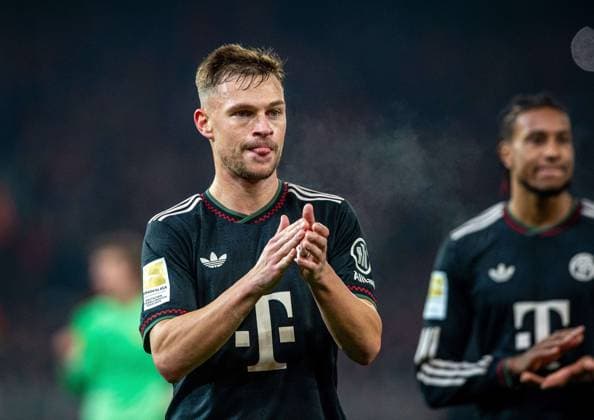 Soccer, Men, Season 2025 2026, 1 Bundesliga 10 Matchday , 1 FC Union Berlin FC Bayern Munich, f l Joshua Kimmich Bayern Munich , Michael Olise Bayern Munich , Disappointment after final whistle, 08 11 2025, Copyright: xSebastianxRäppold MatthiasxKochx