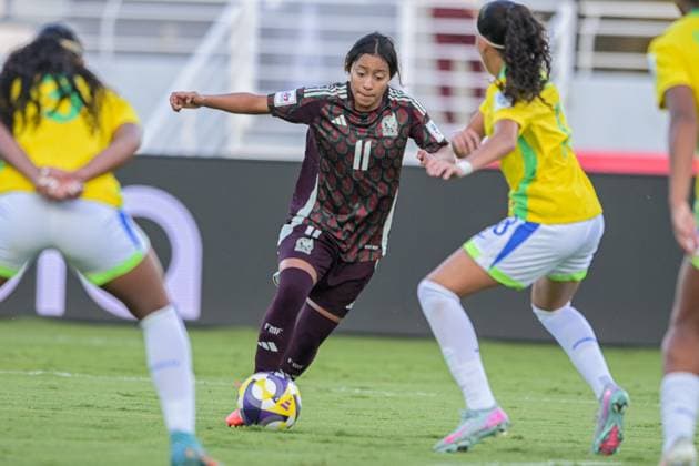 11 Solis J. (Forward) of Mexico U-17 is in action during the FIFA U17, U 17 Women s World Cup Morocco 2025, 3rd - 4th place match between Korea DOR and Netherlands in Rabat, Morocco, on November 8, 2025, at the Olympic Stadium  Copyright: xAndreaxAmato IPAxSportx xipa-agency.netx xx IPA_67697193 IPA_Agency_IPA67697193
