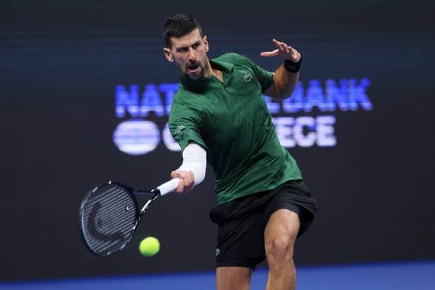 Tennis, ATP tournament in Athens, semi-final, Djokovic - Hanfmann
