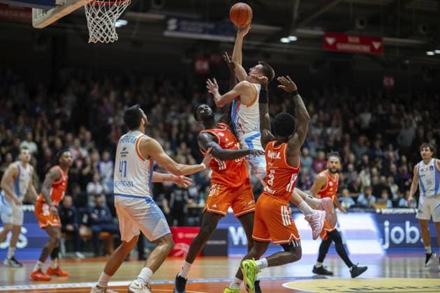 BASKETBALL EASYCREDIT BBL 7 GAME DAY SCIENCE CITY JENA NINERS CHEMNITZ FOR EDITORIAL PURPOSES ONLY p 08 11 2025 Jena Basketball easyCredit BBL 1 Basketball Bundesliga Saison 2025 2026 7 Spieltag Sparkassen Arena Science City Jena NINERS Chemnitz im Foto Joe Wieskamp 10 Science City Jena Germany Thueringen Jena Copyright SaschaxFromm Copyright: SaschaxFromm doc836c86lzu1jeqcnglql ,EDITORIAL USE ONLY Copyright: SaschaxFromm