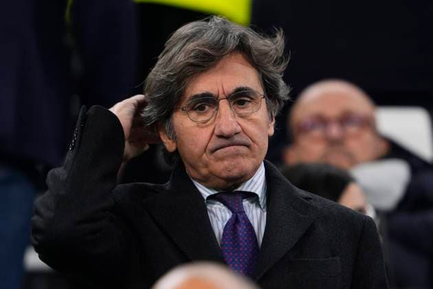Urbano Cairo during the Serie A soccer match between Juventus Fc and Torino Fc at the Juventus Stadium in Turin, north west Italy - November 8, 2025. - Soccer  Copyright: xFabioxFerrari LaPressex