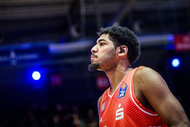 easycredit BBL Basketball Bundesliga 2025 2026 7 Matchday 08 11 2025 Science City Jena vs NINERS Chemnitz Kostja Mushidi Chemnitz very disappointed after the derby defeat in Jena, Portrait Sparkassen Arena
