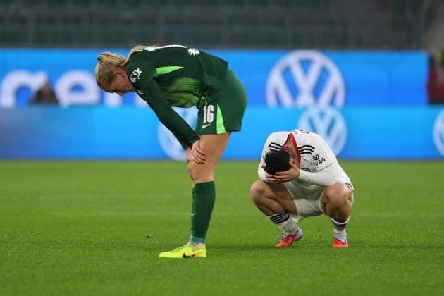 VfL Frankfurt, BL Frauen Wolfsburg, 08 11 2025, FUßBALL VfL Wolfsburg vs Eintracht Frankfurt, Google Pixel Frauen Bundesliga, Saison 2025 26 Spielende, Camilla Küver VfL Wolfsburg Wolfsburg