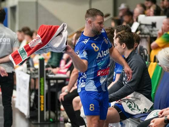 Florian Eisentraeger TV Grosswallstadt, 08 frustrated VfL Eintracht Hagen vs TV Grosswallstadt, Handball, 2 Bundesliga, Matchday 10, Season 2025 2026, 08 11 2025 VfL Eintracht Hagen vs TV Grosswallstadt, Handball, 2 Bundesliga, Matchday 10, Season 2025 2026, 08 11 2025 Hagen Copyright: xEibner-Pressefoto DamianxKruczynx EP_DKI