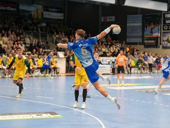 Moritz Klenk TV Grosswallstadt, 06 on jump shot VfL Eintracht Hagen vs TV Grosswallstadt, Handball, 2 Bundesliga, Matchday 10, Season 2025 2026, 08 11 2025 VfL Eintracht Hagen vs TV Grosswallstadt, Handball, 2 Bundesliga, Matchday 10, Season 2025 2026, 08 11 2025 Hagen Copyright: xEibner-Pressefoto DamianxKruczynx EP_DKI