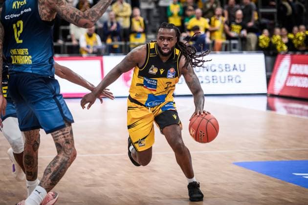 Tray Buchanan MHP RIESEN Ludwigsburg, 02 GER, MHP Riesen Ludwigsburg EWE Baskets Oldenburg, easycredit BBL, Basketball, Bundesliga, Matchday 7, Season 2025 2026, 08 11 2025 GER, MHP Riesen Ludwigsburg EWE Baskets Oldenburg, easycredit BBL, Basketball, Bundesliga, Matchday 7, Season 2025 2026, 08 11 2025 Ludwigsburg Copyright: xSandyxDinkelackerx EP_SDR