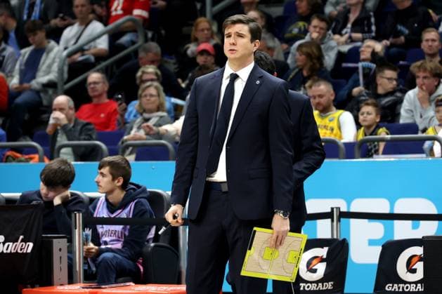DEU, easyCredit BBL, ALBA vs SYNTAINICS MBC, 08 11 2025, Uber Arena, Berlin, DEU, easyCredit BBL, ALBA vs SYNTAINICS MBC, in the picture CHIEF TRAINER Pedro Calles ALBA Berlin nordphotoxGmbHx xEngler nph00076