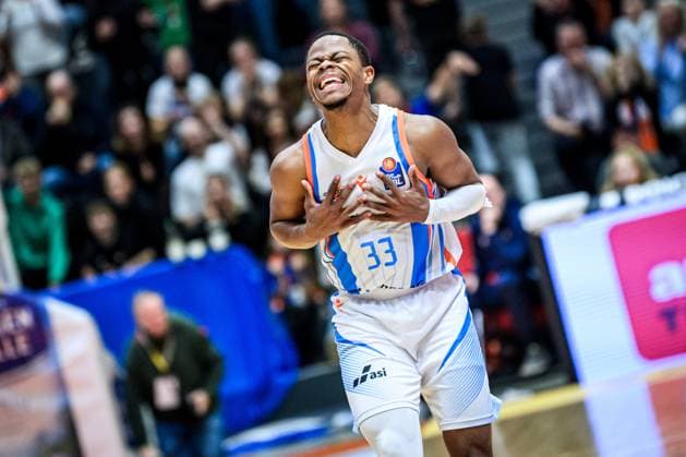 easycredit BBL Basketball Bundesliga 2025 2026 7 Matchday 08 11 2025 Science City Jena vs NINERS Chemnitz Eric Washington Jena , emotional, Portrait Sparkassen Arena