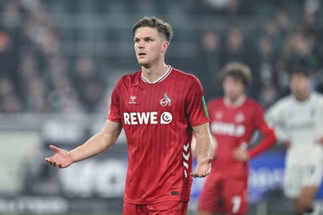08 11 2025, Football, 1 Bundesliga, 11 Matchday Season 2025 2026, Borussia Mönchengladbach 1 FC Köln, Marius Bülter 1 FC Köln xRHR PHOTO TKx Copyright: RHR-FOTOx RHR-FOTO TK