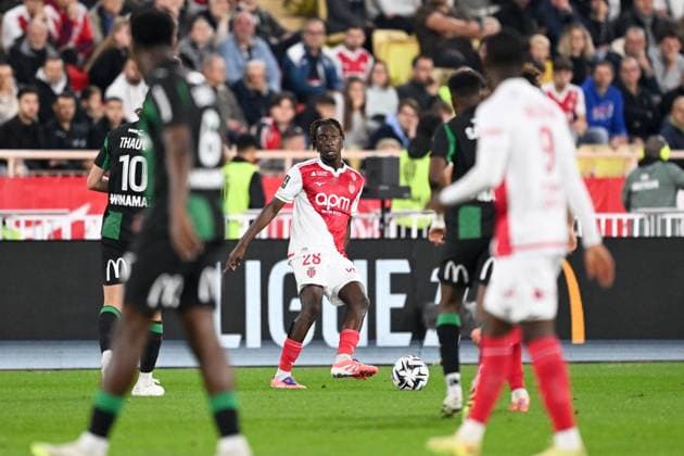 AS Monaco v RC Lens - Ligue 1 McDonald s 2025 2026 28 Mamadou COULIBALY (asm) during the Ligue 1 McDonald s match between Monaco and Lens at Stade Louis II on November 8, 2025 in Monaco, Monaco. Monaco Monaco  Copyright: xFEPx 776410945