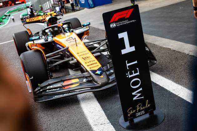 F1 - SAO PAULO GRAND PRIX 2025 NORRIS Lando (gbr), McLaren F1 Team MCL39, portrait during the 2025 Formula 1 Grande Premio de Sao Paulo, 2025 Sao Paulo Grand Prix, 21th round of the 2025 FIA Formula One World Championship, WM, Weltmeisterschaft from November 7 to 9, 2025 on the Interlagos, in Sao Paulo, Brazil - Sao PauloBrazil  Copyright: xFLORENTxGOODENx