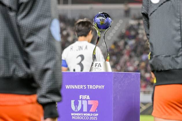 Teams enter the field FIFA U17, U 17 Women s World Cup Morocco 2025, 1st - 2nd place match between Korea DOR and Netherlands in Rabat, Morocco, on November 8, 2025, at the Olympic Stadium  Copyright: xAndreaxAmato IPAxSportx xipa-agency.netx xx IPA_67711239 IPA_Agency_IPA67711239
