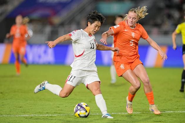 11 Pak P. Rye Yong (Midfielder) of Korea DPR U-17 is in action during the FIFA U17, U 17 Women s World Cup Morocco 2025, 1st - 2nd place match between Korea DOR and Netherlands in Rabat, Morocco, on November 8, 2025, at the Olympic Stadium  Copyright: xAndreaxAmato IPAxSportx xipa-agency.netx xx IPA_67711654 IPA_Agency_IPA67711654