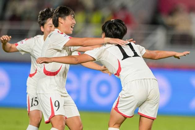 11 Pak P. Rye Yong (Midfielder) of Korea DPR U-17 celebrates the goal of 2-0 the FIFA U17, U 17 Women s World Cup Morocco 2025, 1st - 2nd place match between Korea DOR and Netherlands in Rabat, Morocco, on November 8, 2025, at the Olympic Stadium  Copyright: xAndreaxAmato IPAxSportx xipa-agency.netx xx IPA_67711858 IPA_Agency_IPA67711858