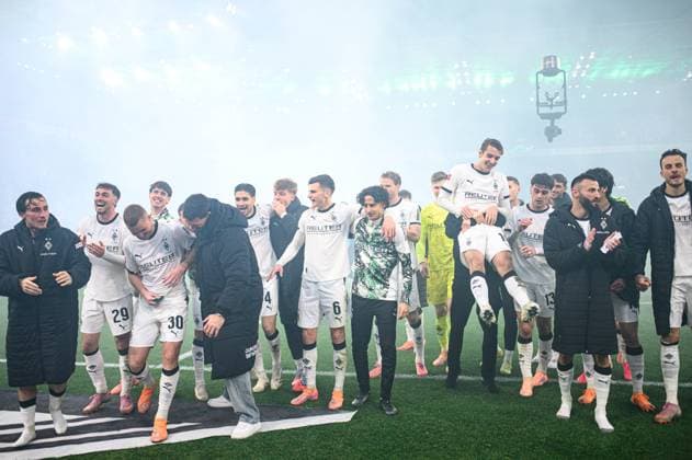 MOENCHENGLADBACH, GERMANY - 8 NOVEMBER, 2025: - The football match of Bundesliga Borussia Moenchengladbach vs 1. FC Koeln at Borussia Park.  Copyright: xVITALIIxKLIUIEVx
