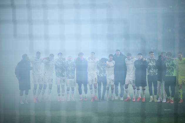 MOENCHENGLADBACH, GERMANY - 8 NOVEMBER, 2025: - The football match of Bundesliga Borussia Moenchengladbach vs 1. FC Koeln at Borussia Park.  Copyright: xVITALIIxKLIUIEVx
