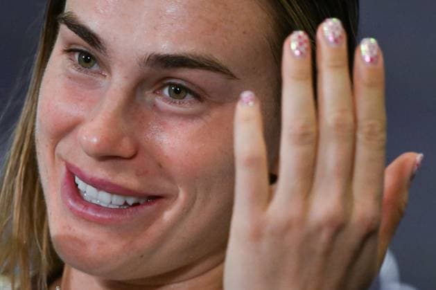 WTA, Tennis Damen Finals 2025 - Final Singles RIYADH, SAUDI ARABIA NOVEMBER 8, 2025: Runner-up Aryna Sabalenka speaks to the media after losing the singles final to Elena Rybakina of Kazakhstan at the 2025 WTA Finals, part of the Hologic WTA Tour, at King Saud University Indoor Arena in Riyadh, Saudi Arabia, on November 8, 2025. Riyadh Saudi Arabia  Copyright: xSTRx originalFilename:str-wtafinal251108_npOK0.jpg