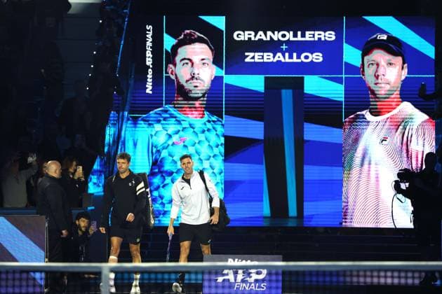 Tennis, ATP, Tennis Herren FINALS 2025 Marcel Granollers (ESP), Horacio Zeballos (ARG), Turin, Italy, November 9, 2025. Photo Felice Calabro  Copyright: xFelicexCalabro x xipa-agency.netx xFELICExCALABRO x IPA_Agency_IPA67737846