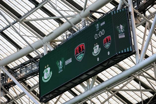 2025 Sports Direct FAI Cup Final, Aviva Stadium, Dublin 9 11 2025 Shamrock Rovers vs Cork City A general view of the Aviva ahead of the match A general view of the Aviva ahead of the match 9 11 2025  Copyright: x INPHO RyanxByrnex RB1_8208
