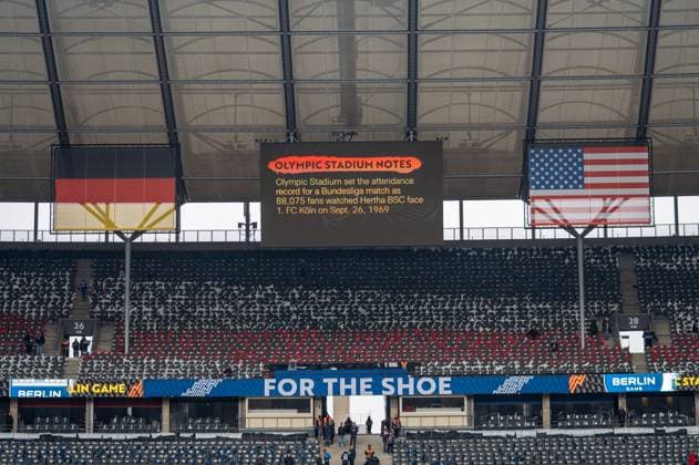 Germany, American Football, NFL, Week 10, 2025 2026, Indianapolis Colts Atlanta Falcons on 09 11 in Berlin Olympiastadion 3 hours until kick off Copyright: xSvenxHeidmannx