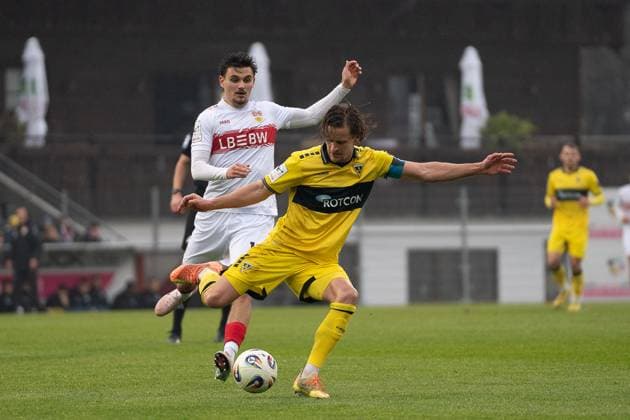Football, 3rd League, VfB Stuttgart II - Alemannia Aachen