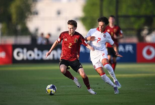 Football, U17 World Cup, Belgium - Tunisia