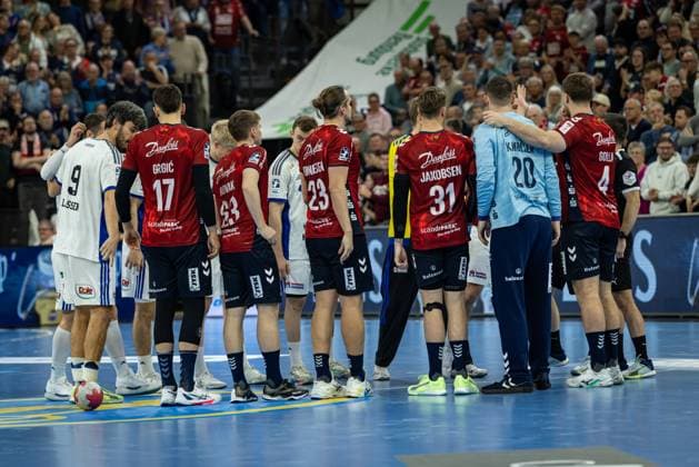 DAIKIN HBL SG Flensburg Handewitt vs Handball Sport Verein Hamburg 09 11 25 before the match DAIKIN HBL SG Flensburg Handewitt vs Handball Sport Verein Hamburg, GP JOULE Arena on 09 11 25 Copyright: xBEAUTIFULxSPORTS MarioxM.xKobergx